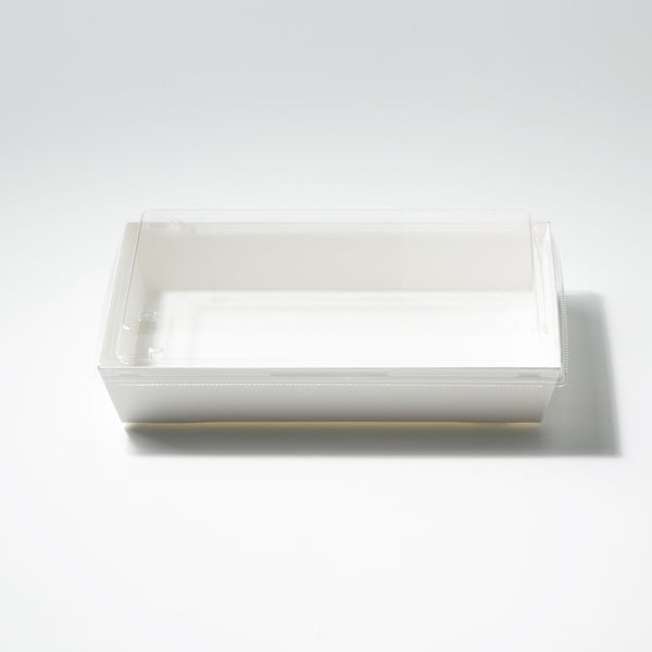 TAKE PACK】クラフトトレイ ロータイプ長方形 L ホワイト