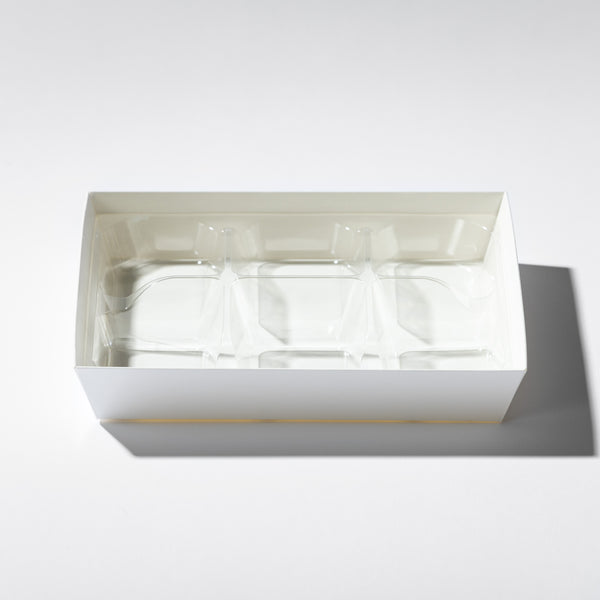 白い陶器の長方形トレイ 白い陶器の長方形トレイ 白い陶器の長方形トレイ プレート 24.8cm 食器