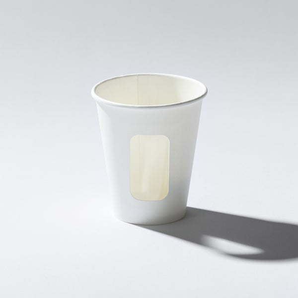 四角窓クラフトコップ M ホワイト – TAKE PACK