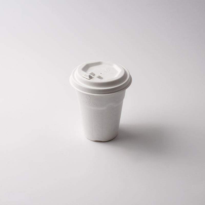 生分解性ドリンクカップ L用フタ