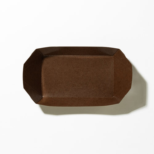 ペーパー舟皿 Aタイプ M モカ