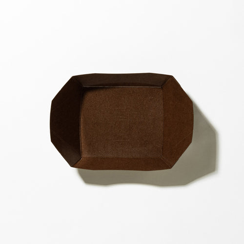 ペーパー舟皿 Aタイプ S モカ