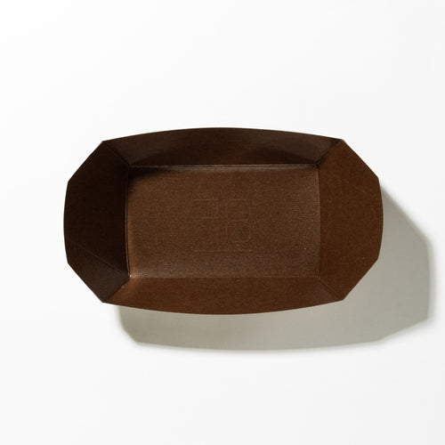 ペーパー舟皿 Bタイプ M モカ