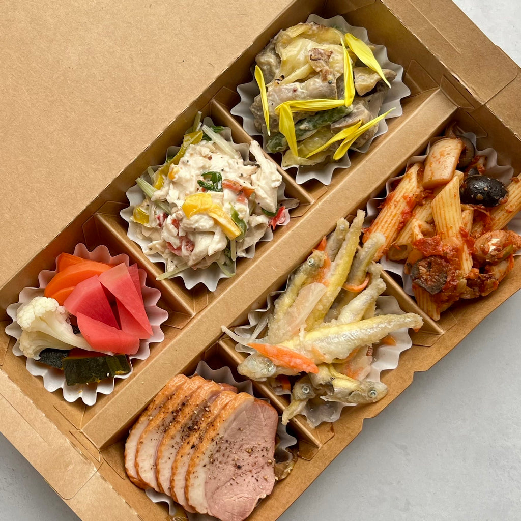 クラフトランチBOX 6ブロック – TAKE PACK