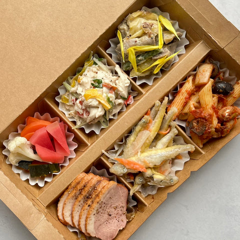 クラフトランチBOX 6ブロック – TAKE PACK