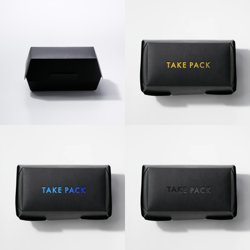 【箔押し・ロゴ印字】ペーパーパック M ハイタイプ ブラック