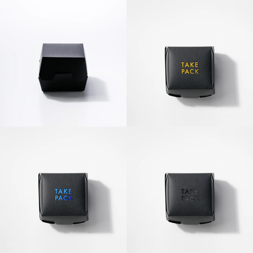 【箔押し・ロゴ印字】ペーパーパック S ハイタイプ ブラック