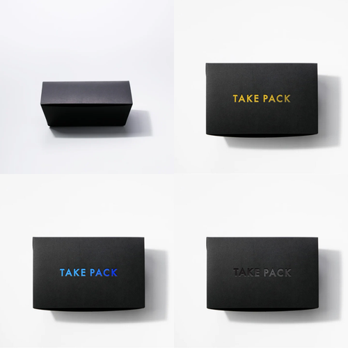 【箔押し・ロゴ印字】ペーパーパック S ブラック