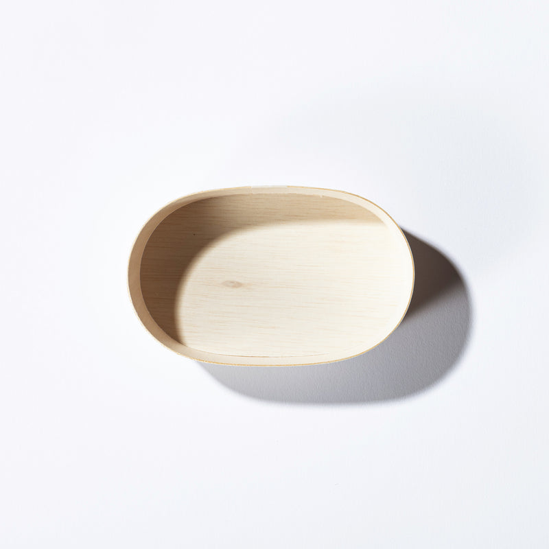 木製BOX 楕円形 スリムタイプS