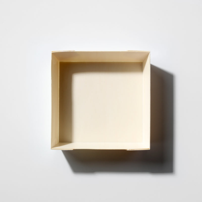 ポプラ製BOX 正方形 S