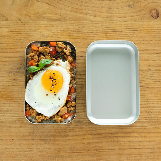 アルミ弁当箱 長方形 S – TAKE PACK